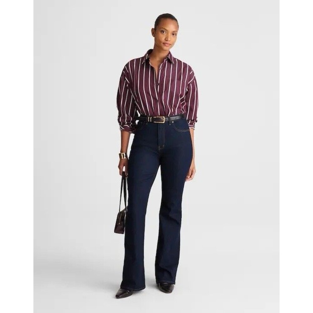 Madewell The Curvy high-rise Stretch Flare Jean in Rinse Wash NWT Size 31